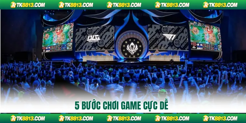 5 bước chơi game cực dễ