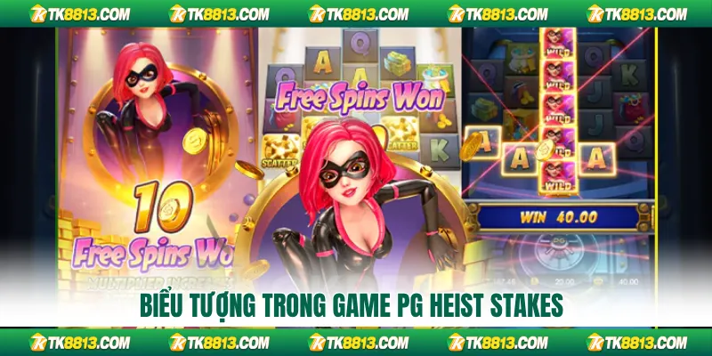 Biểu tượng trong game PG Heist Stakes