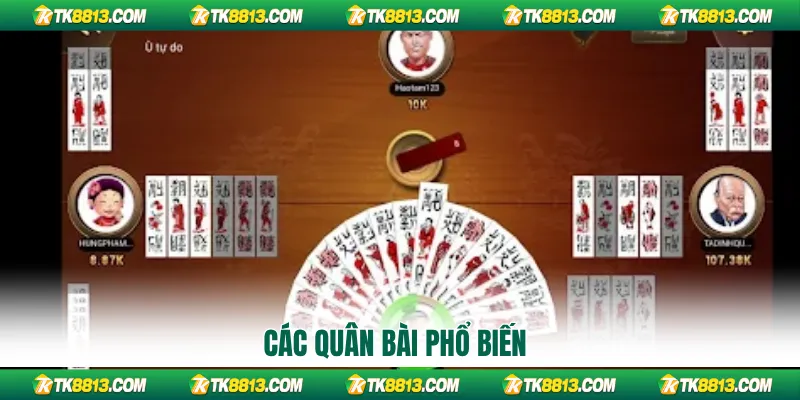 Các quân bài phổ biến