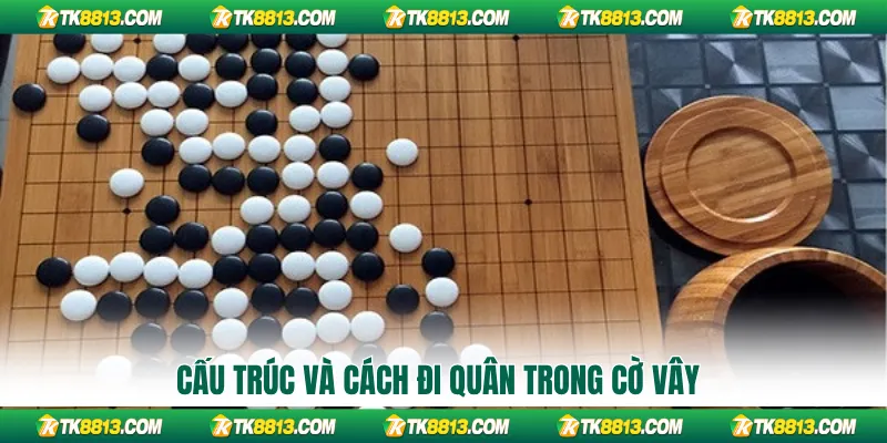 Cấu trúc và cách đi quân trong cờ vây