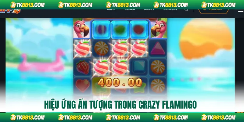 Hiệu ứng ấn tượng trong Crazy Flamingo