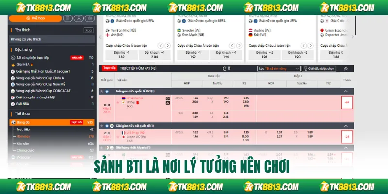 Sảnh BTi là nơi lý tưởng nên chơi