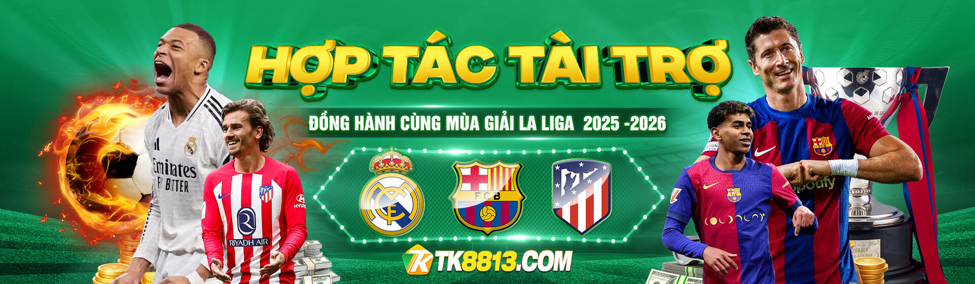 Tk88 hợp tác tài trợ mùa giải La LiGa 2025 - 2026
